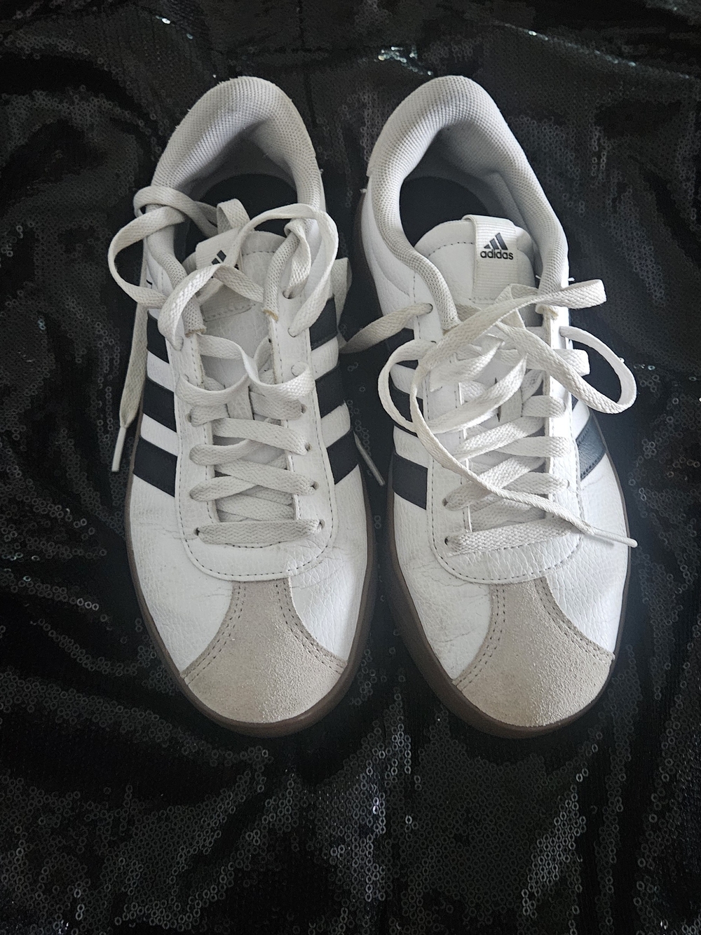 Adidas Women's White & Black Classic Sneaker